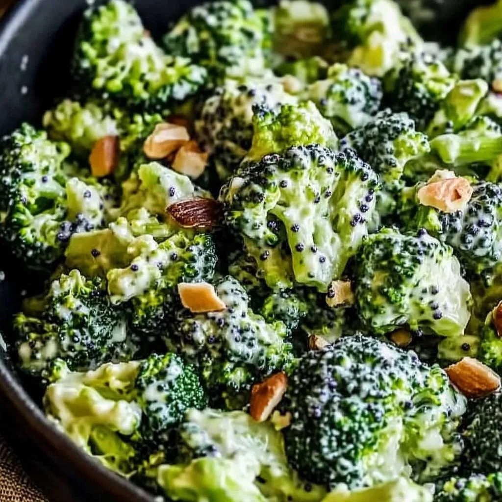 Delicious Broccoli Salad with Zesty Poppyseed Dressing