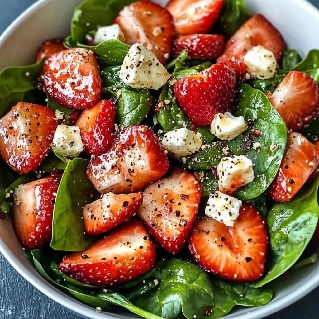 Delicious Strawberry Spinach Salad for a Fresh Twist
