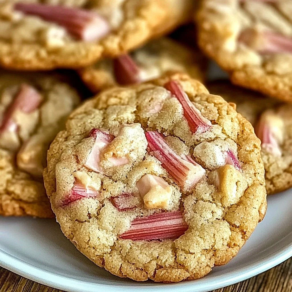 Easy and Irresistible Rhubarb Cookies