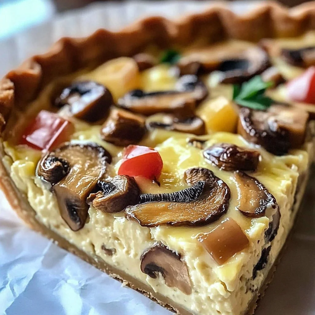 Easy Mushroom Quiche Recipe