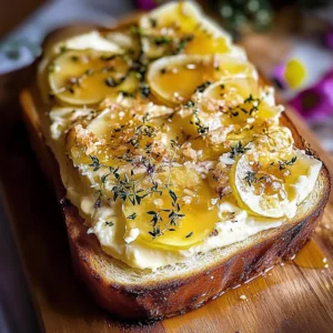 Irresistible butter board topped with herbs and spices for serving