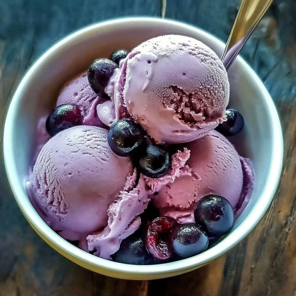 Irresistible Grape Ice Cream