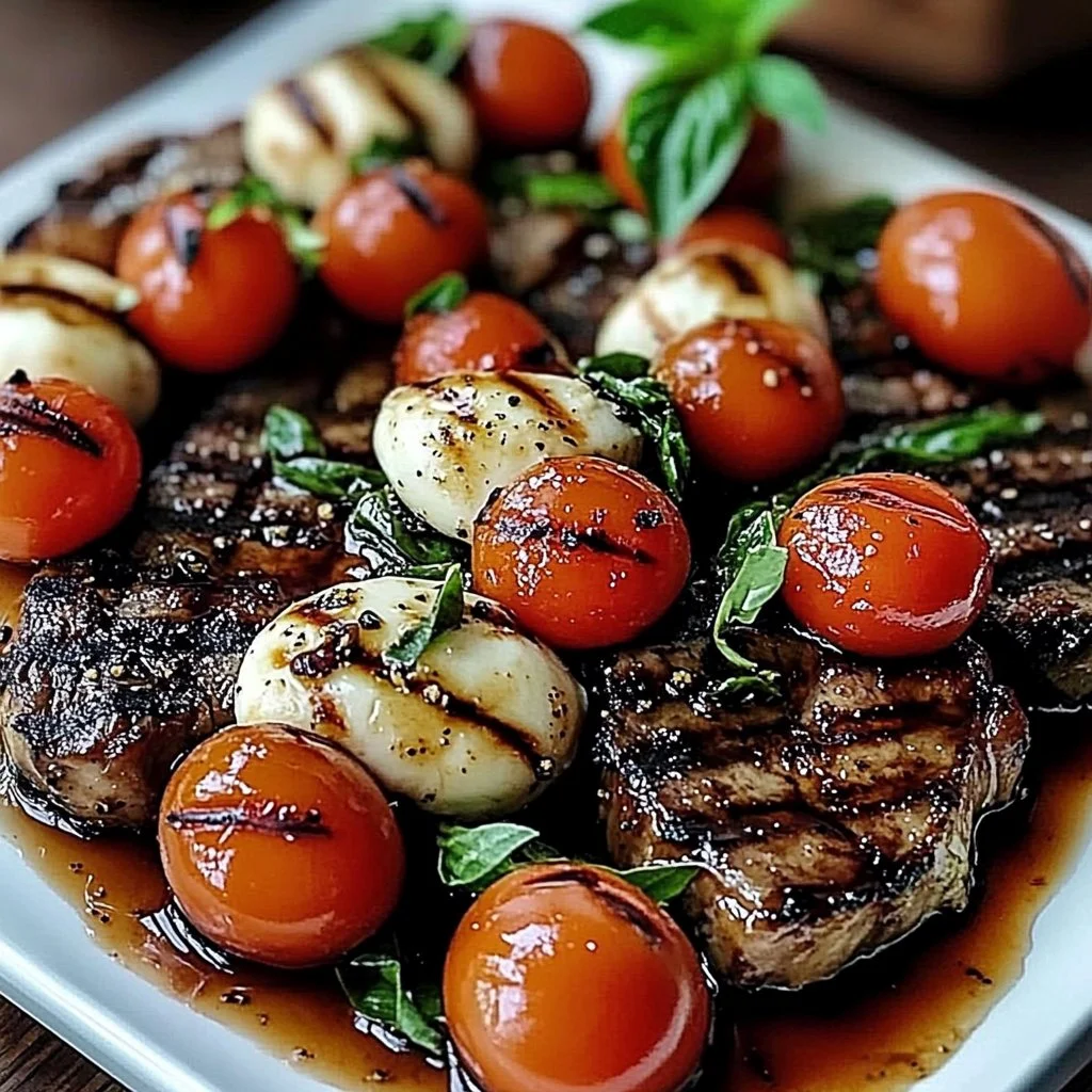 Irresistible Grilled Caprese Steak