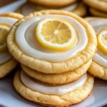 Irresistible lemon cheesecake cookies with a creamy and zesty flavor