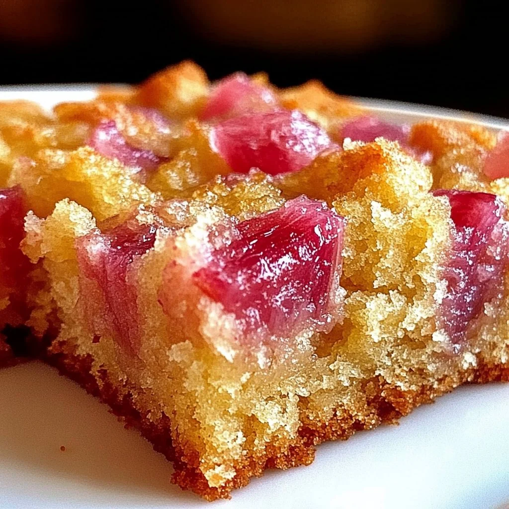Irresistible Tasty Rhubarb Cake
