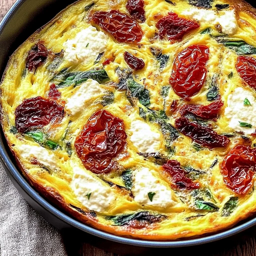 Italian Sun Dried Tomato Frittata