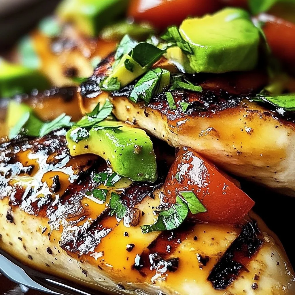 Juicy Grilled California Avocado Chicken