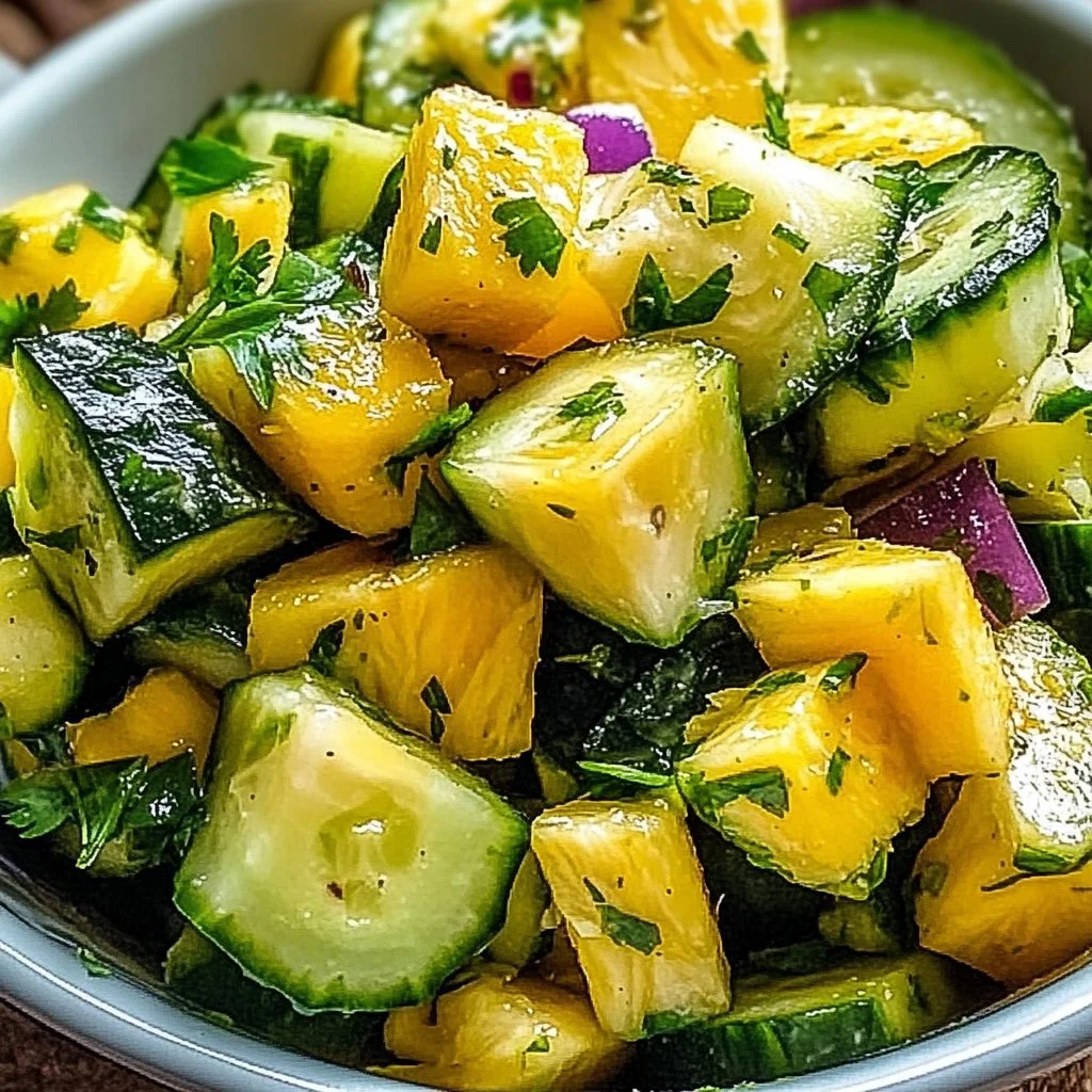 Pineapple Cucumber Salad