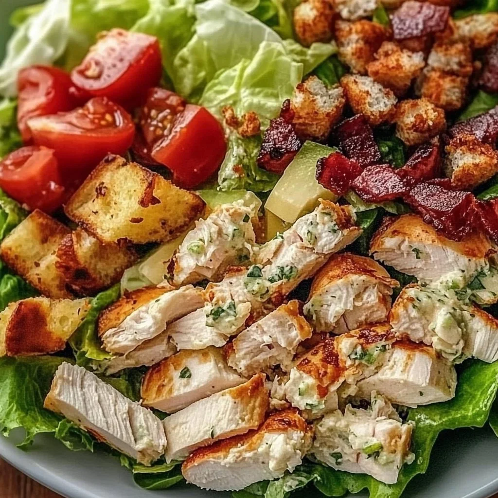 Irresistible Savory BLT Chicken Salad