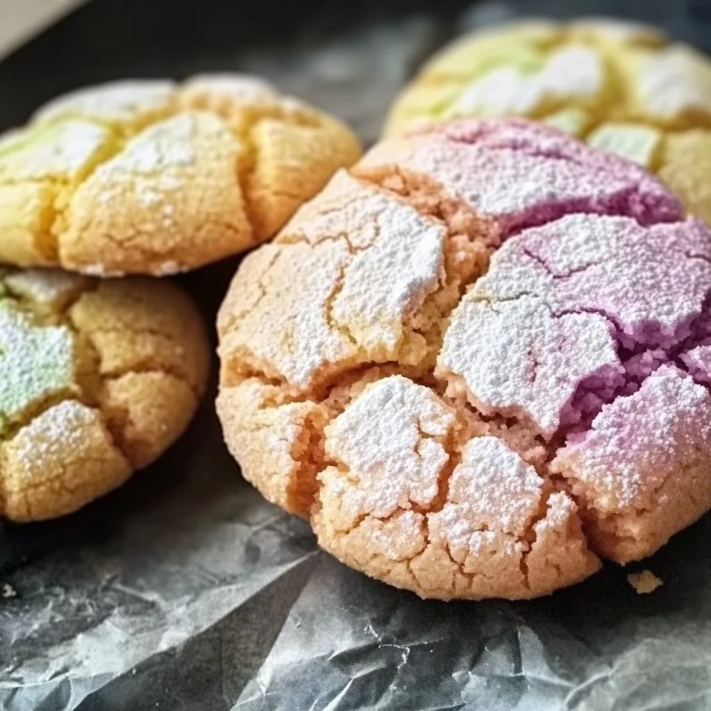 Springtime Crinkle Cookies Recipe