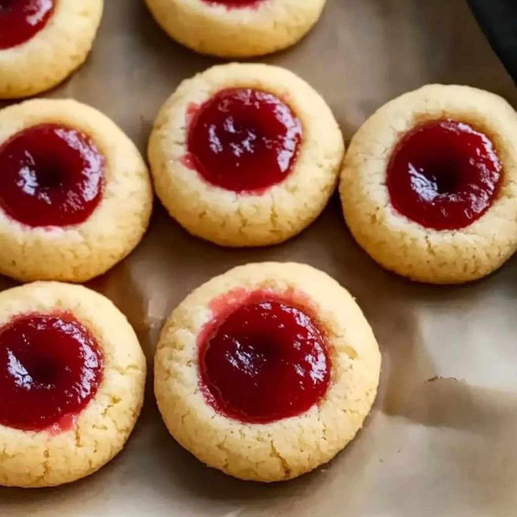 Irresistible Strawberry Thumbprint Cookies