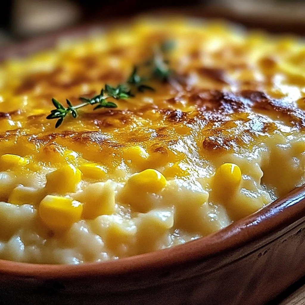 Sweet Corn Pudding Casserole