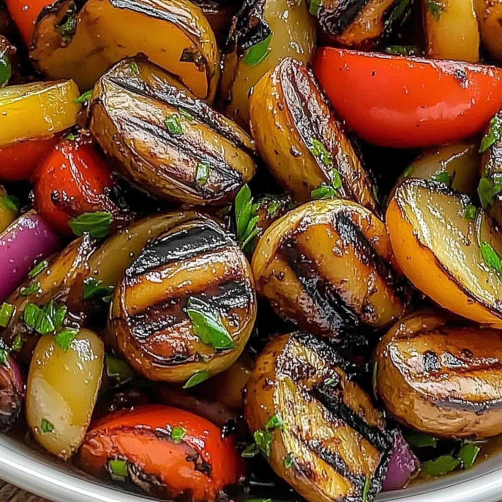Tasty Grilled Veggies with Marinade