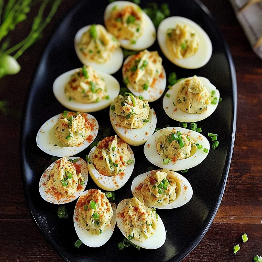 Tuna Deviled Eggs