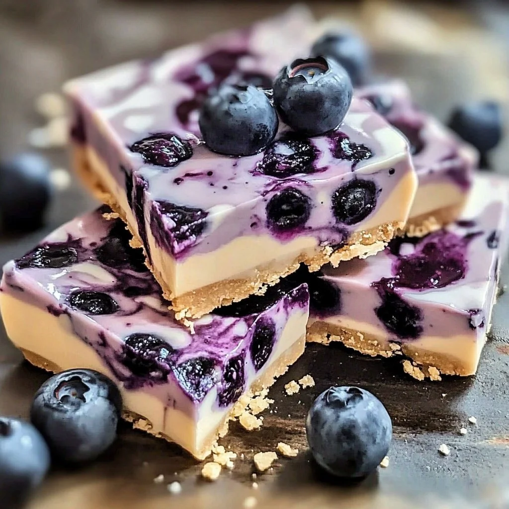 Blueberry Cheesecake Yogurt Bark