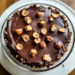 Delicious chocolate hazelnut cake filling for baking and desserts