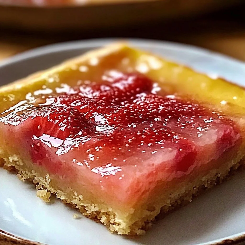 Easy Strawberry Lemon Bars