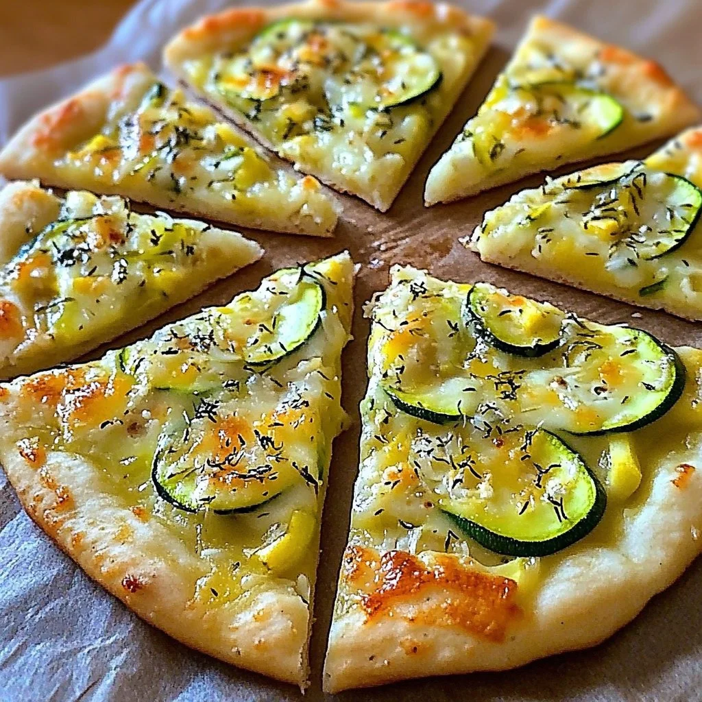Easy Zucchini Flatbread Recipe