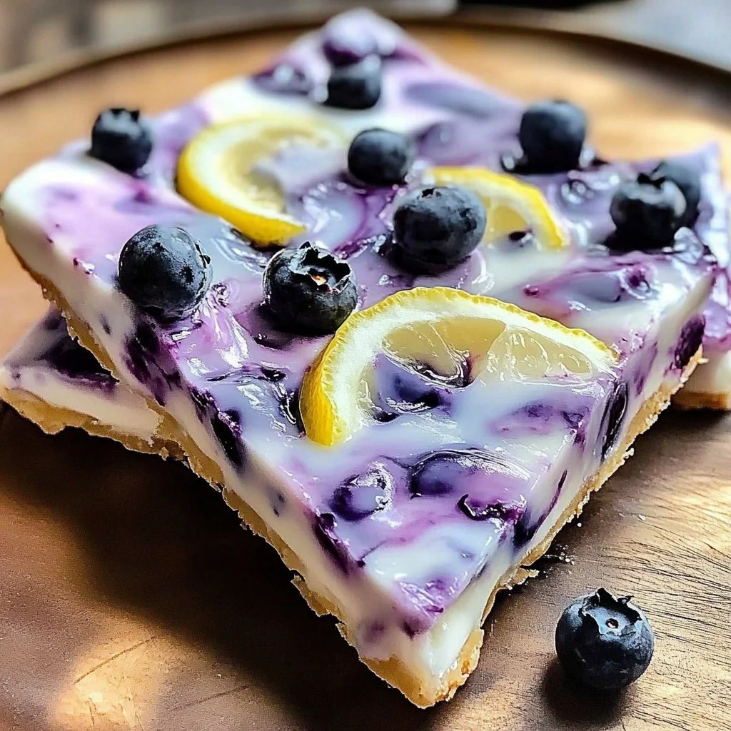 Irresistible Blueberry Lemon Yogurt Bark
