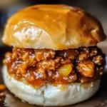 Irresistible Cajun Chicken Sloppy Joes served on a plate