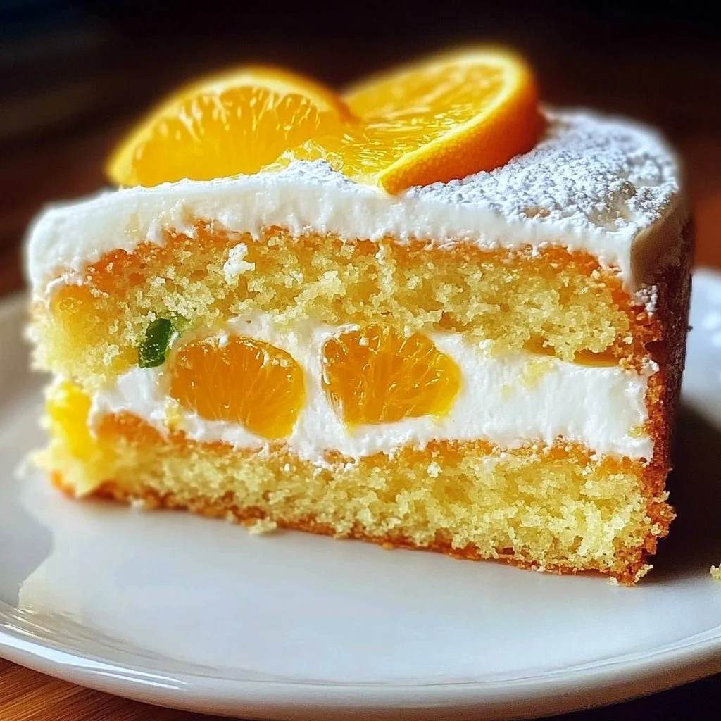 Irresistible Citrus Sour Cream Cake