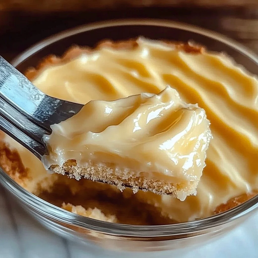 Delicious frangipane cream filling in a pastry dish