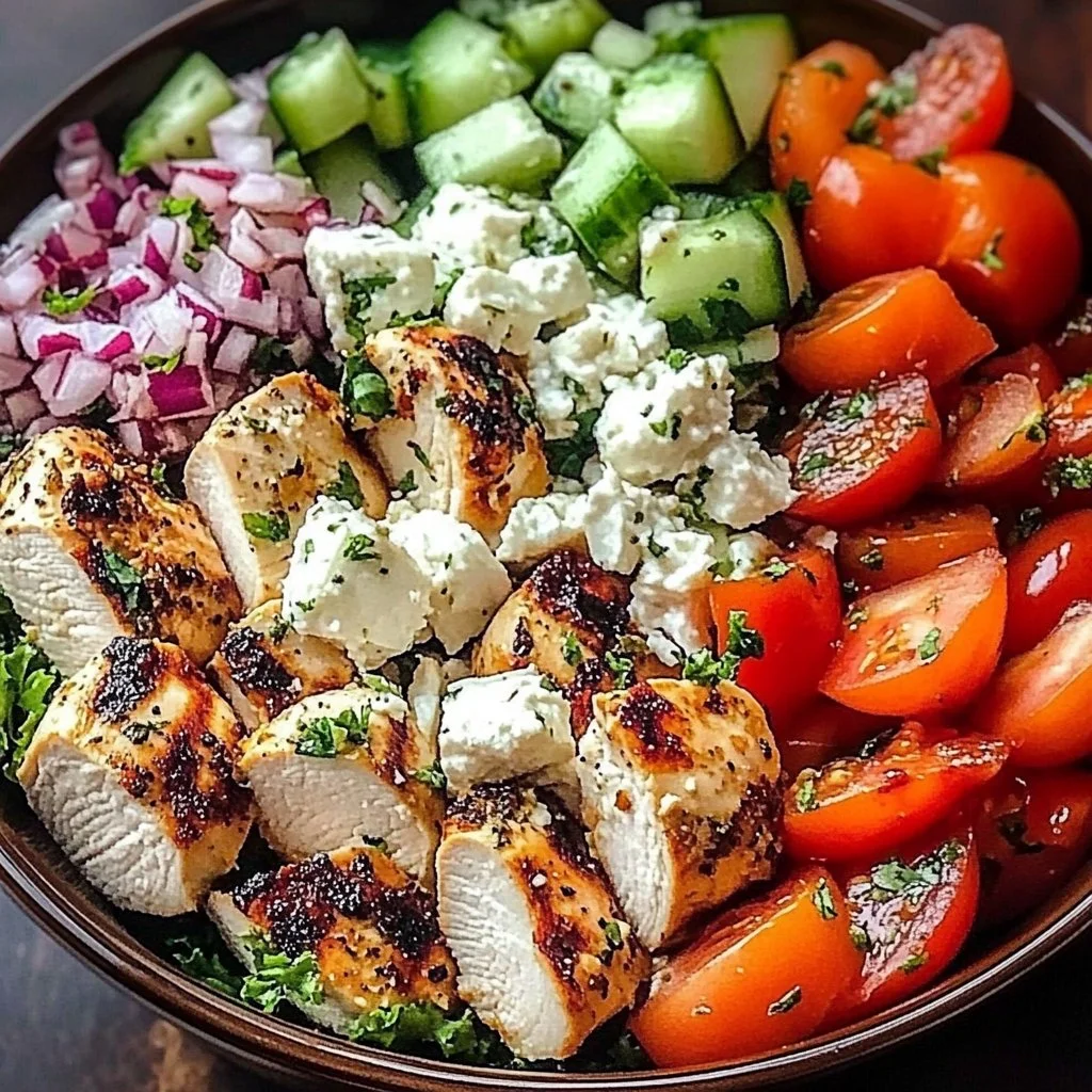 Irresistible Greek Chicken Bowls