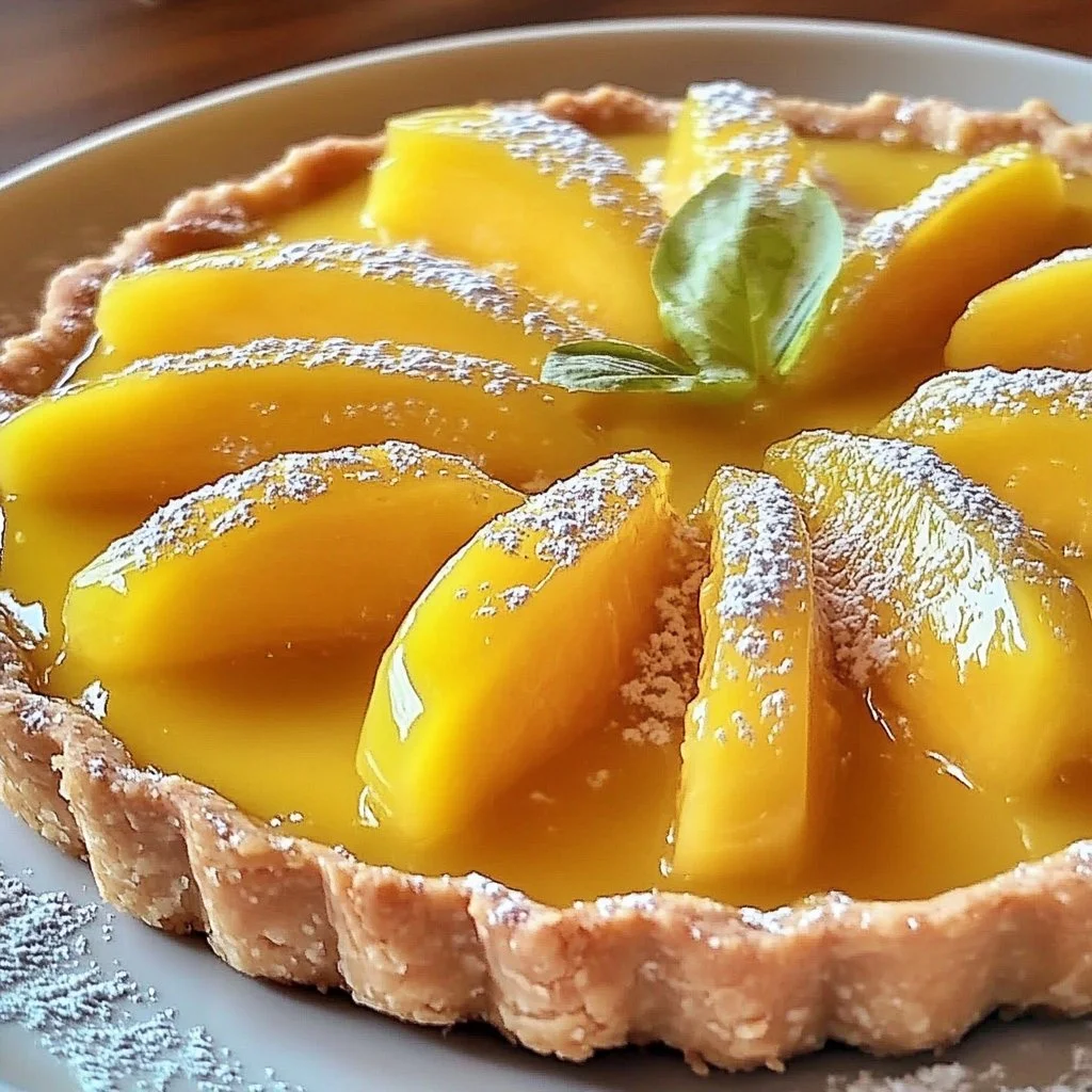 Irresistible Mango Curd Tart