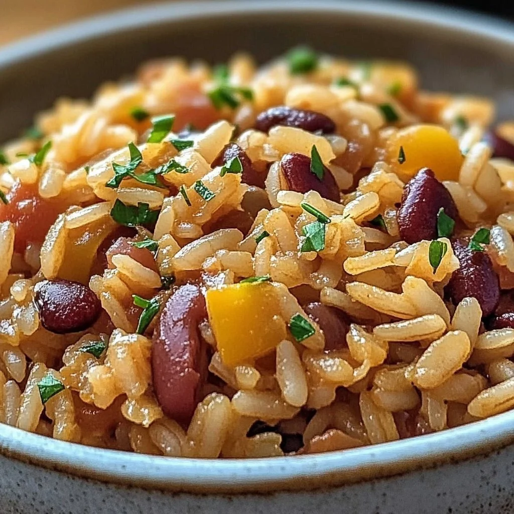 Irresistible Mediterranean Rice and Beans
