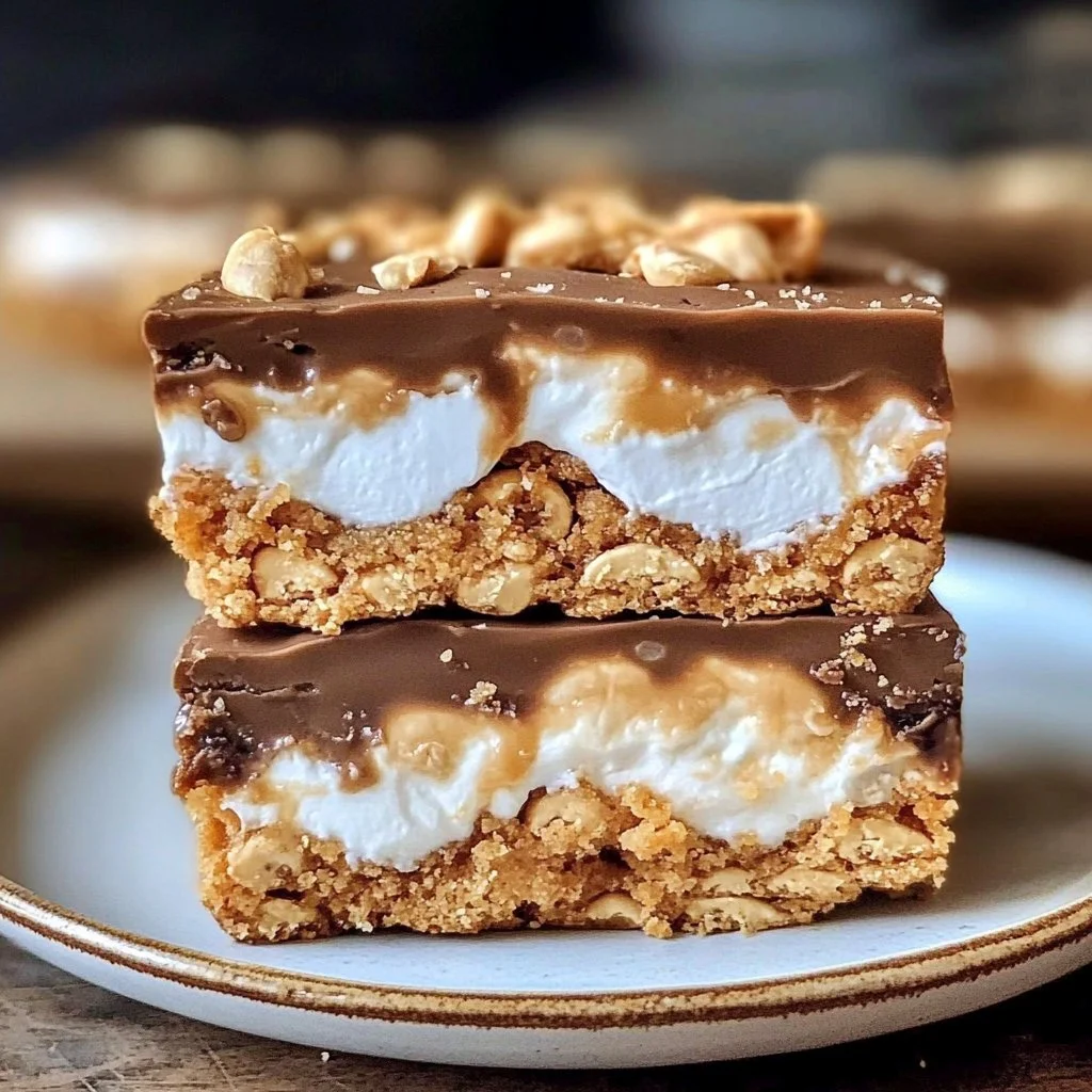 Irresistible Peanut Butter S'mores Bars