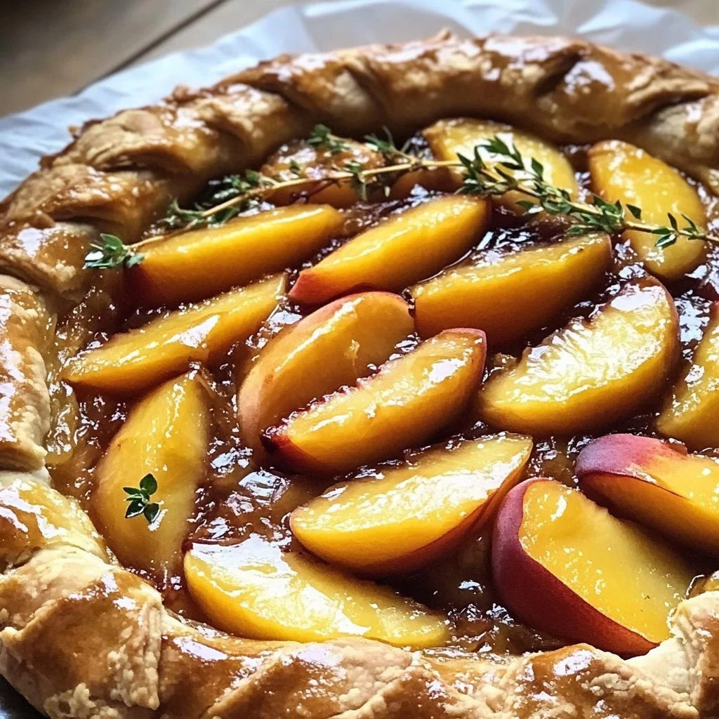 Irresistible Rustic Peach Galette