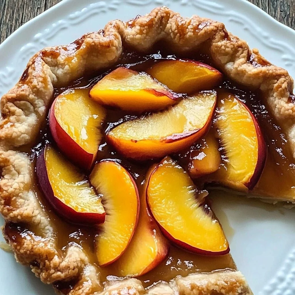 Irresistible Rustic Peach Galette