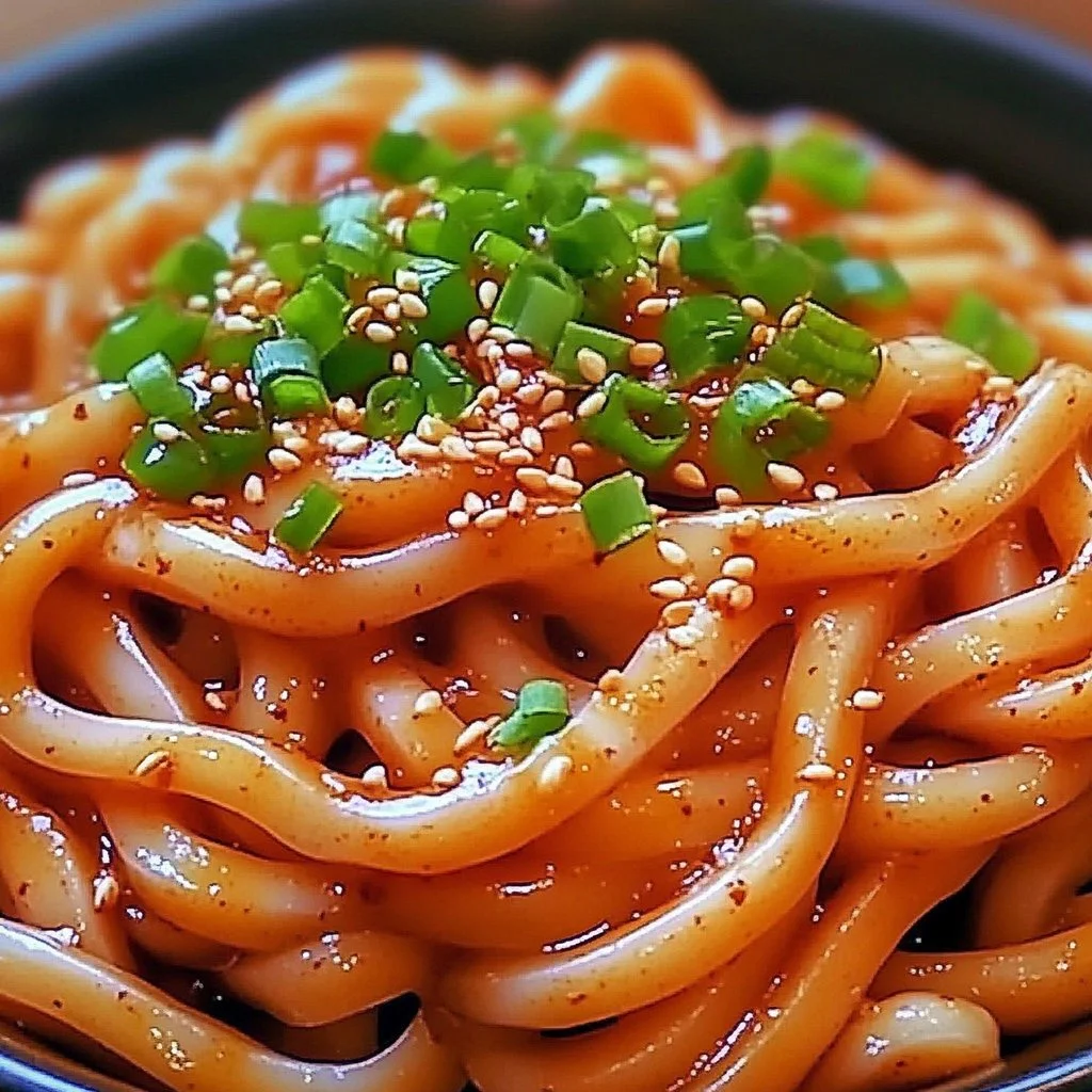 Irresistible Spicy Gochujang Udon Noodles
