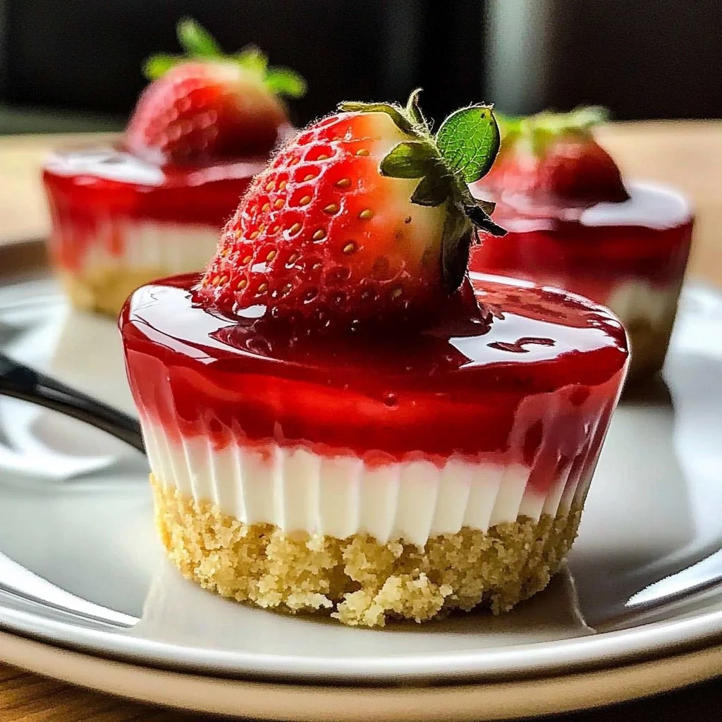 Irresistible Strawberry Cheesecake Cups
