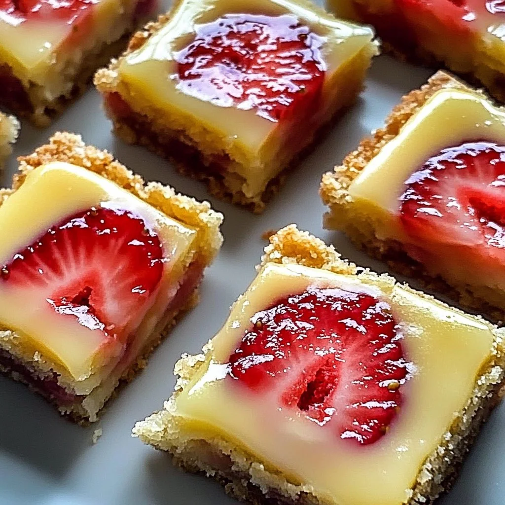 Irresistible Strawberry Lemon Bars Recipe That Will Delight You