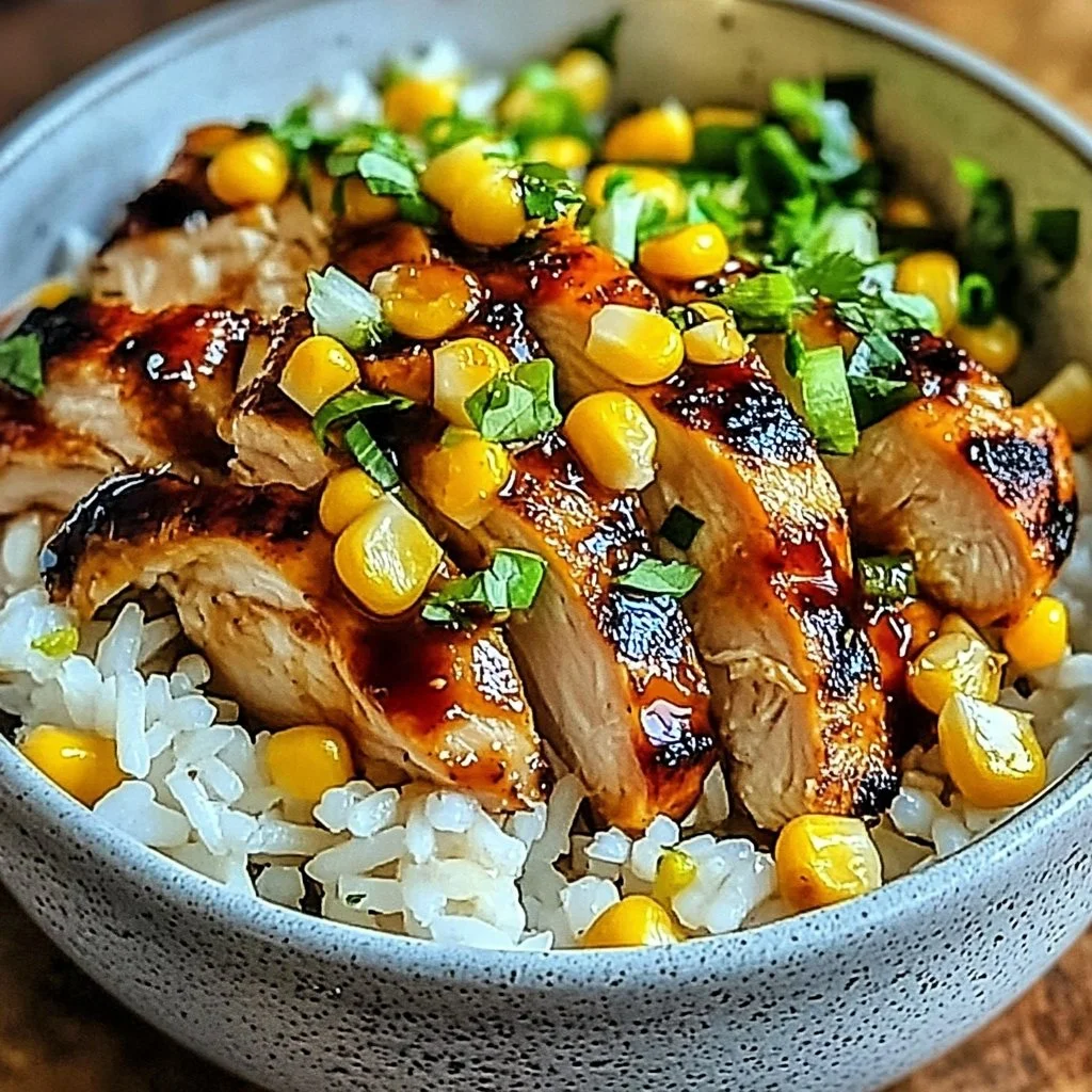 Irresistible Street Corn Chicken Rice Bowl