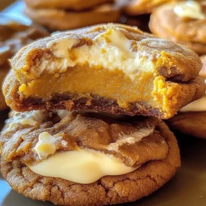 Irresistible sweet potato cheesecake cookies with creamy filling