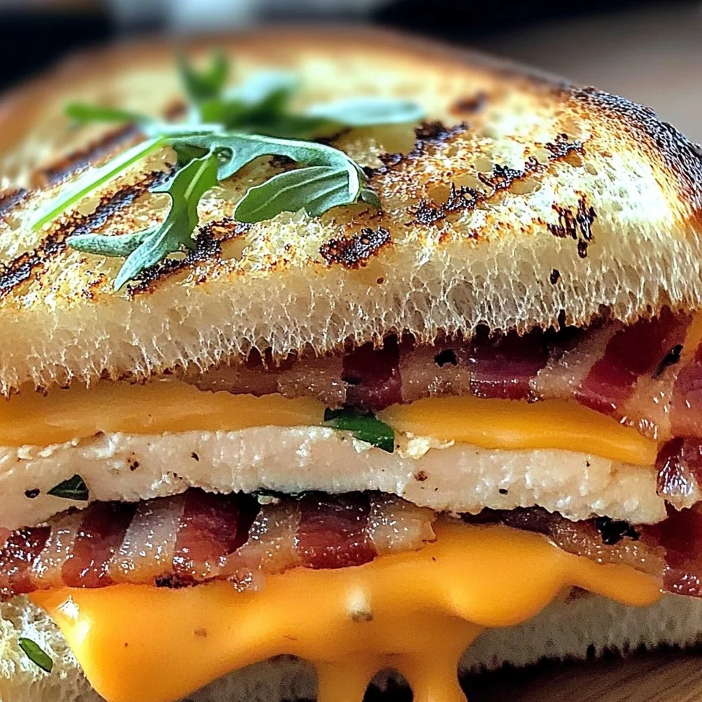 Irresistible Turkey Bacon Melt Sandwich