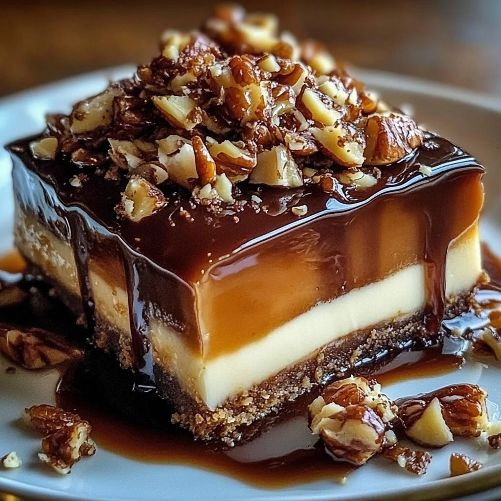 Irresistible Turtle Lush Dessert