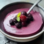 Delicious Mulberry Mousse Cake Filling in a beautifully decorated cake