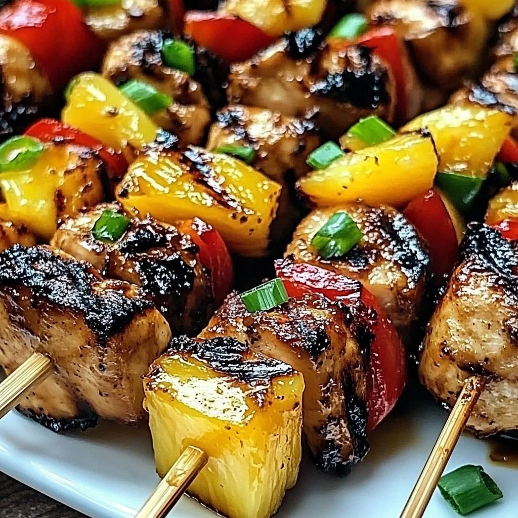 Savor the Flavor with Grilled Pineapple Chicken Kabobs