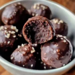 Viral healthy brownie balls, gluten-free and high protein snack