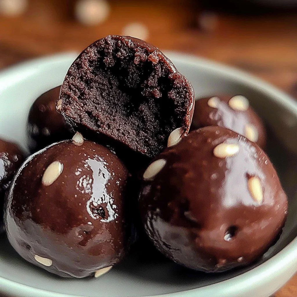 Viral Healthy Brownie Balls (Gluten Free, High Protein)